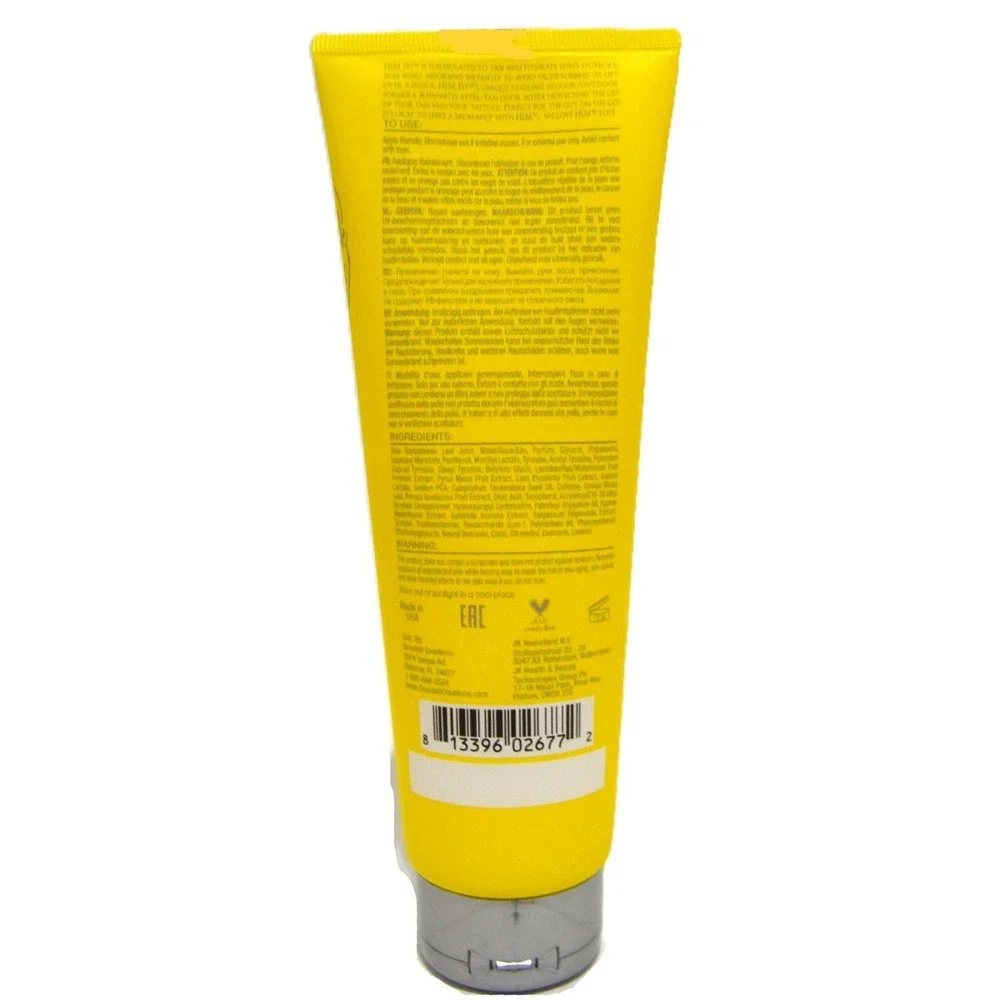 Devoted Creations H.I.M. Fit Dark Tanning Serum Cooling Mens Lotion 8.5oz